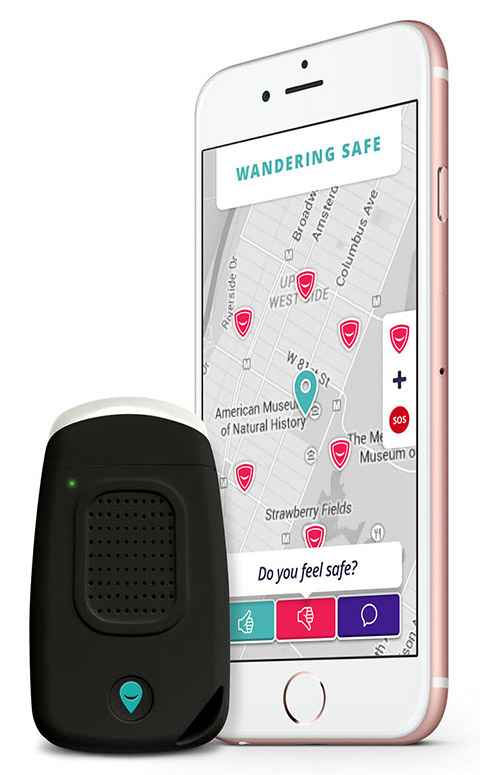 WanderSafe device with mobile app